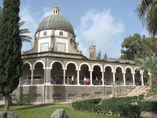 The chapel on the Mount of Beatitudes